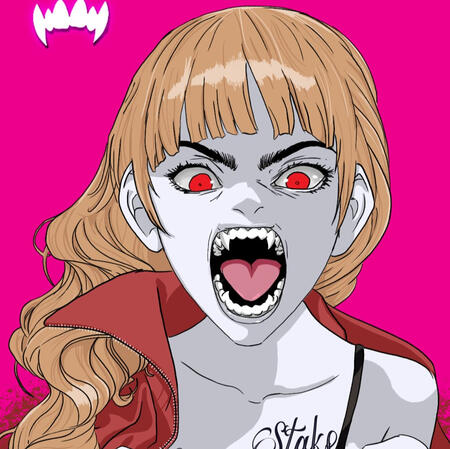 monsters, vampire, zombie, horor comic, cute, anime, comic girls, monster girls